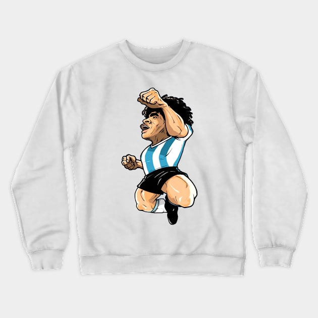 Rip Diego Maradona Crewneck Sweatshirt by GEULISPISAN